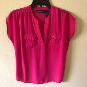 INC hot pink blouse size Small